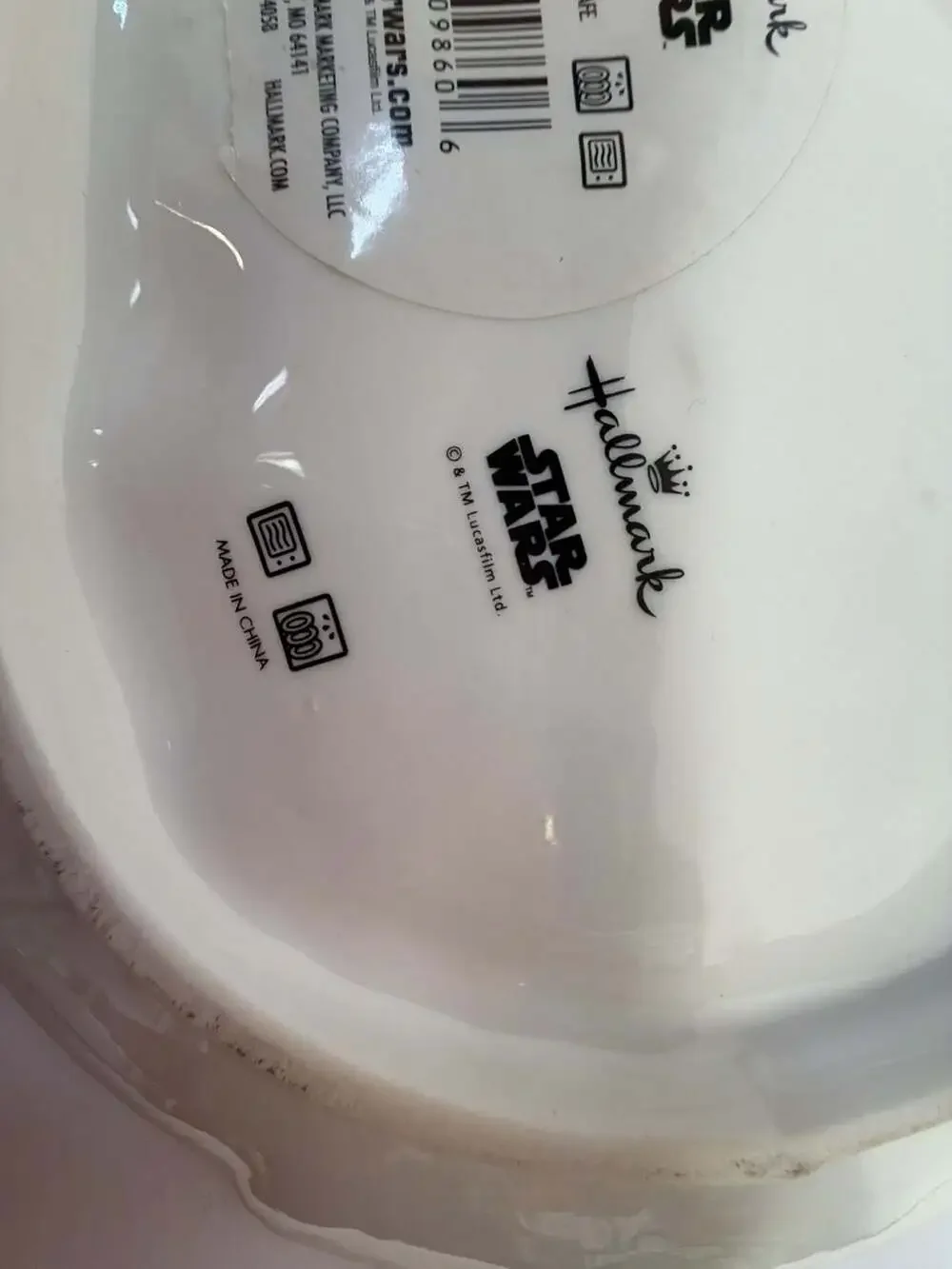 Hallmark Star Wars Millennium Falcon Ceramic Serving Platter